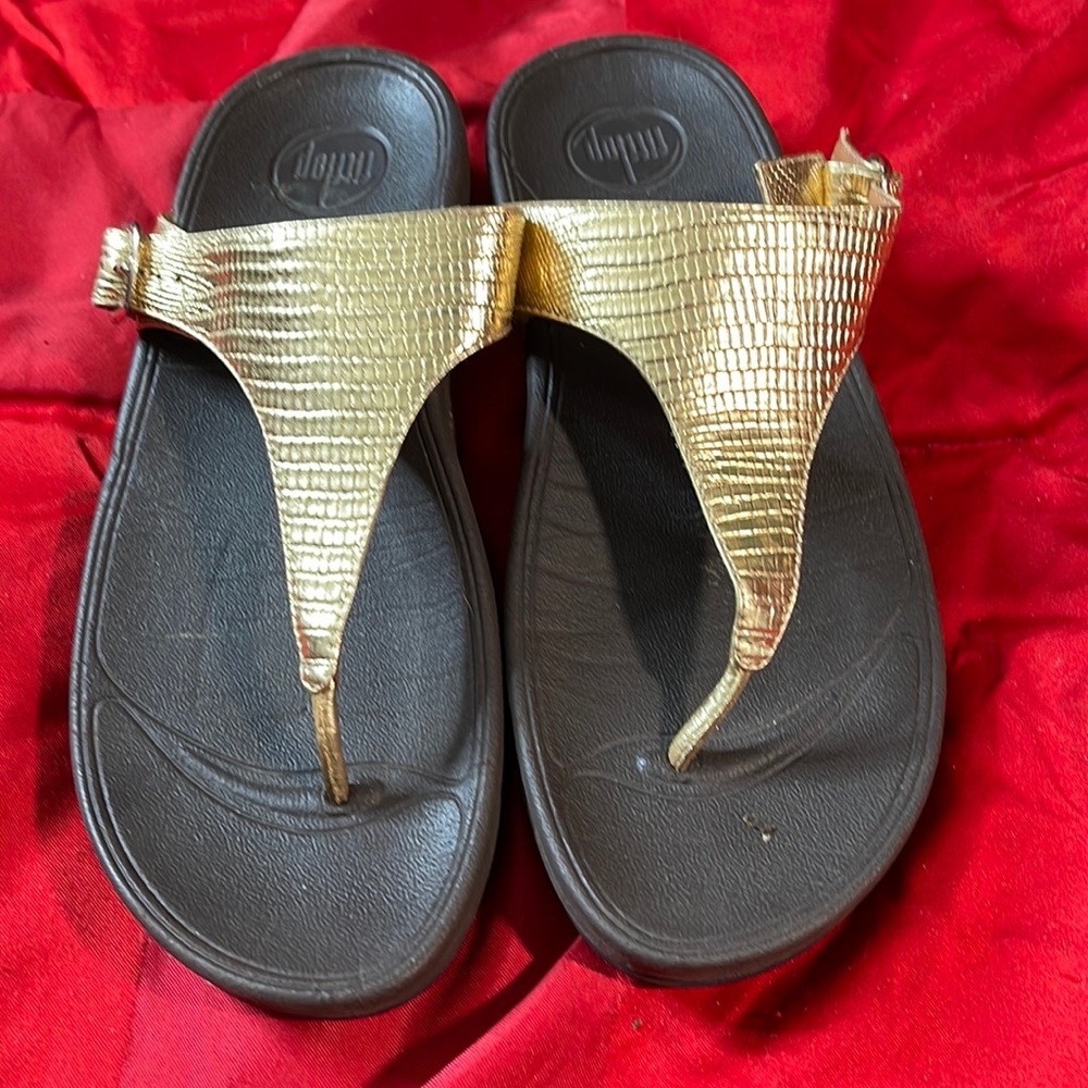 Gold sandals from DSW very comfortable good souls